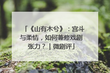 《山有木兮》：宫斗与柔情，如何兼修戏剧张力？｜微剧评