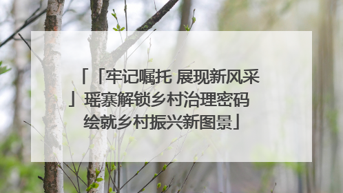 「牢记嘱托 展现新风采」瑶寨解锁乡村治理密码 绘就乡村振兴新图景