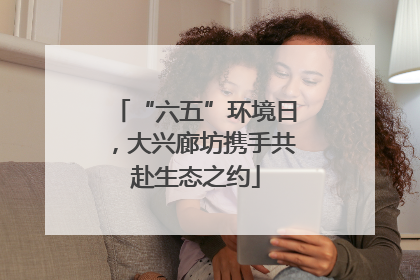 “六五”环境日，大兴廊坊携手共赴生态之约