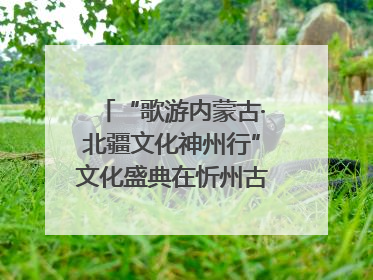 “歌游内蒙古·北疆文化神州行”文化盛典在忻州古城上演——蒙晋文化交融共谱文旅融合新篇