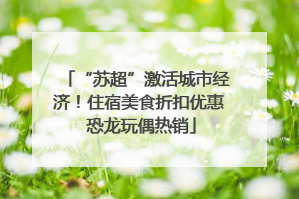 “苏超”激活城市经济！住宿美食折扣优惠 恐龙玩偶热销