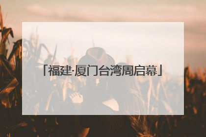 福建·厦门台湾周启幕