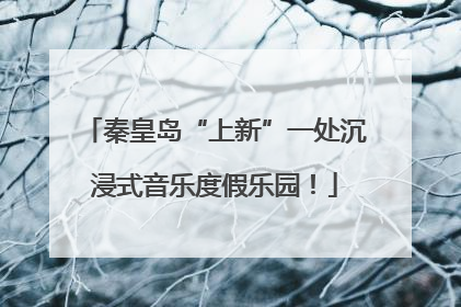 秦皇岛“上新”一处沉浸式音乐度假乐园！