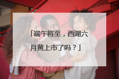 端午将至，西湖六月黄上市了吗？