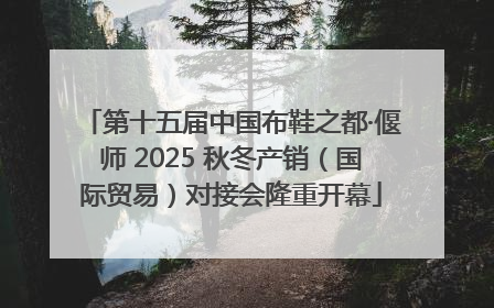 第十五届中国布鞋之都·偃师 2025 秋冬产销（国际贸易）对接会隆重开幕
