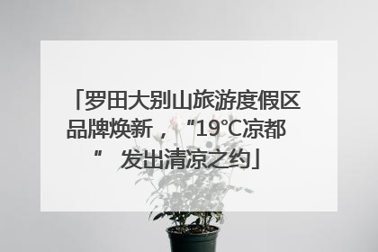 罗田大别山旅游度假区品牌焕新，“19℃凉都” 发出清凉之约
