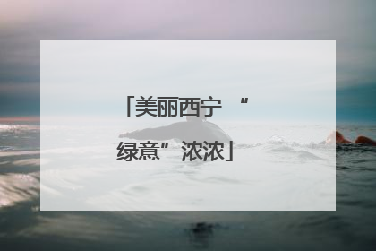 美丽西宁 “绿意”浓浓