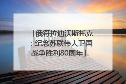 俄符拉迪沃斯托克：纪念苏联伟大卫国战争胜利80周年
