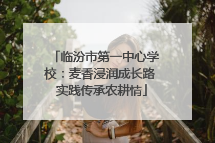 临汾市第一中心学校：麦香浸润成长路 实践传承农耕情
