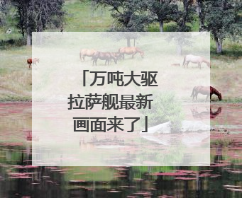 万吨大驱拉萨舰最新画面来了
