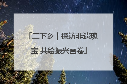 三下乡｜探访非遗瑰宝 共绘振兴画卷