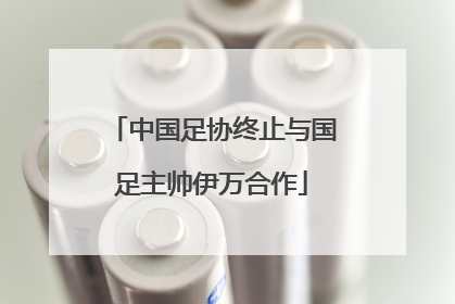 中国足协终止与国足主帅伊万合作