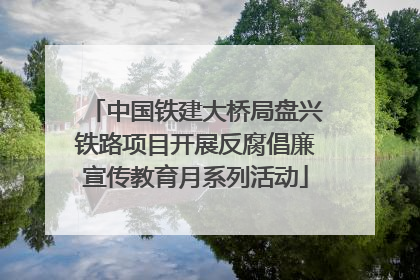 中国铁建大桥局盘兴铁路项目开展反腐倡廉宣传教育月系列活动