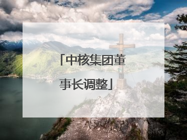 中核集团董事长调整