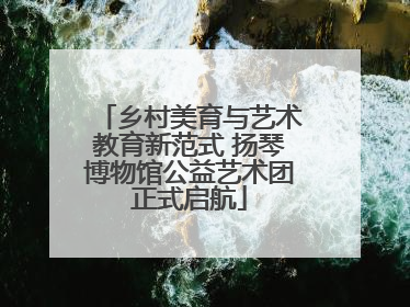 乡村美育与艺术教育新范式 扬琴博物馆公益艺术团正式启航
