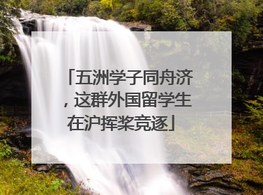 五洲学子同舟济，这群外国留学生在沪挥桨竞逐