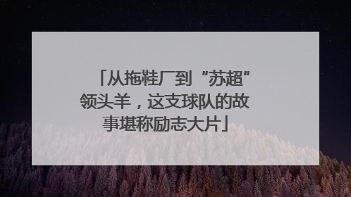 从拖鞋厂到“苏超”领头羊，这支球队的故事堪称励志大片