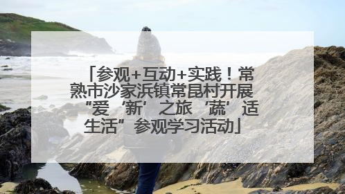 参观+互动+实践！常熟市沙家浜镇常昆村开展“爱‘新’之旅‘蔬’适生活”参观学习活动