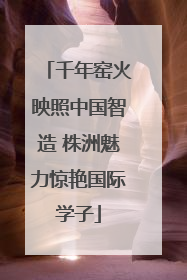 千年窑火映照中国智造 株洲魅力惊艳国际学子