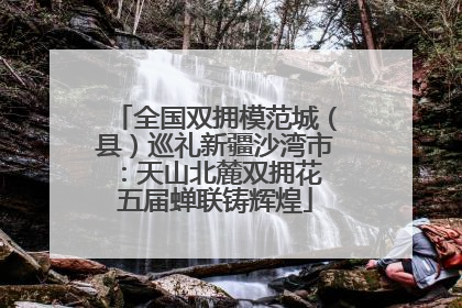 全国双拥模范城（县）巡礼新疆沙湾市：天山北麓双拥花 五届蝉联铸辉煌