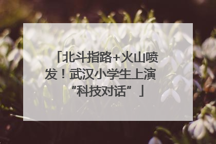 北斗指路+火山喷发！武汉小学生上演“科技对话”