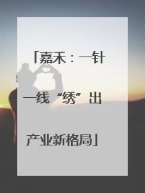 嘉禾：一针一线“绣”出产业新格局