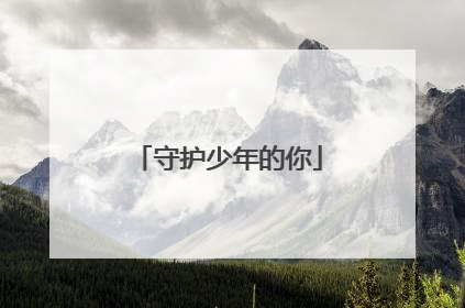 守护少年的你