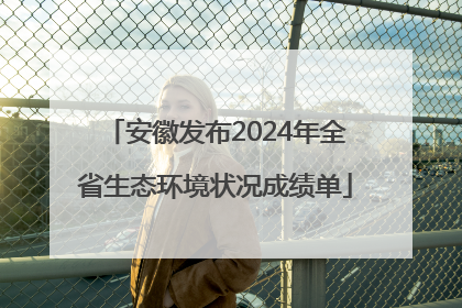 安徽发布2024年全省生态环境状况成绩单