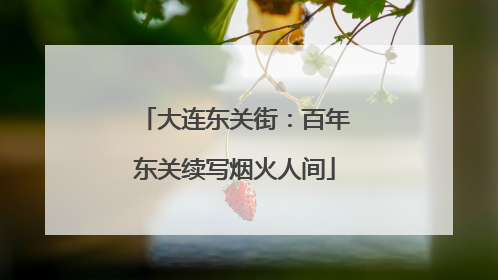 大连东关街：百年东关续写烟火人间