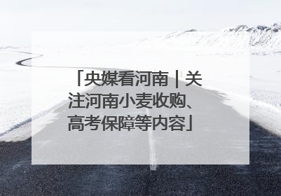 央媒看河南｜关注河南小麦收购、高考保障等内容