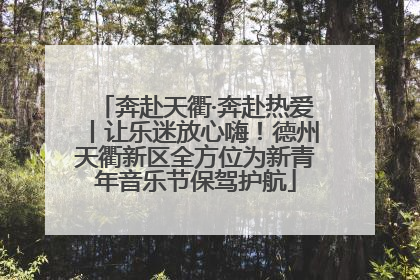 奔赴天衢·奔赴热爱丨让乐迷放心嗨！德州天衢新区全方位为新青年音乐节保驾护航