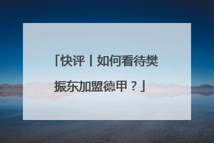 快评丨如何看待樊振东加盟德甲？
