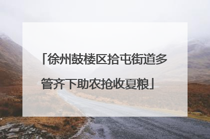 徐州鼓楼区拾屯街道多管齐下助农抢收夏粮