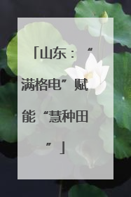 山东：“满格电”赋能“慧种田”