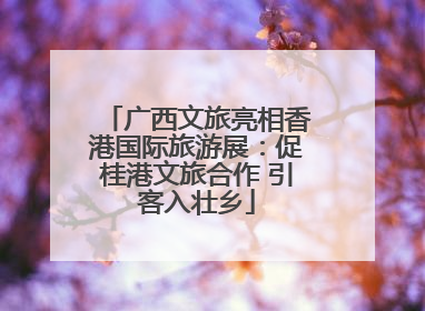 广西文旅亮相香港国际旅游展：促桂港文旅合作 引客入壮乡