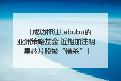成功押注Labubu的亚洲策略基金 近期加注明星芯片股被“错杀”