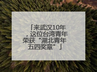 来武汉10年，这位台湾青年荣获“湖北青年五四奖章”