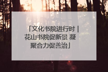 文化书院进行时｜花山书院促新景 凝聚合力促善治