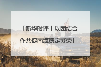新华时评丨以团结合作共促南海稳定繁荣
