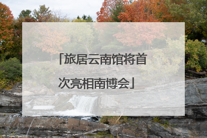 旅居云南馆将首次亮相南博会