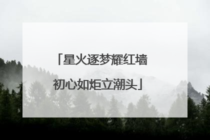 星火逐梦耀红墙 初心如炬立潮头