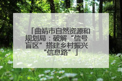 曲靖市自然资源和规划局：破解“信号盲区”搭建乡村振兴“信息路”