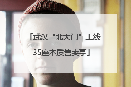 武汉“北大门”上线35座木质售卖亭