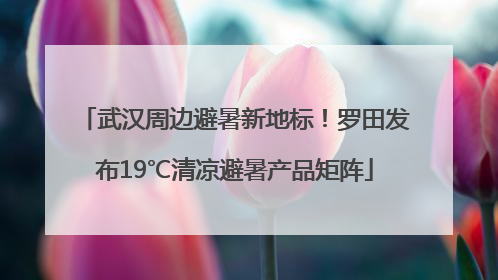武汉周边避暑新地标！罗田发布19℃清凉避暑产品矩阵