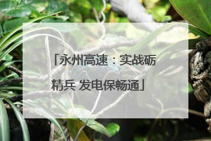 永州高速：实战砺精兵 发电保畅通
