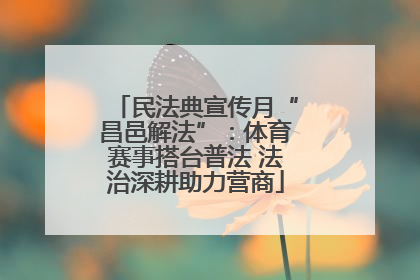 民法典宣传月“昌邑解法”：体育赛事搭台普法 法治深耕助力营商