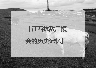 江西抗敌后援会的历史记忆