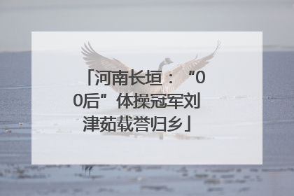 河南长垣：“00后”体操冠军刘津茹载誉归乡
