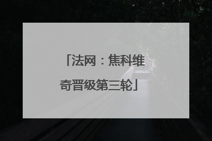 法网：焦科维奇晋级第三轮