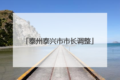 泰州泰兴市市长调整